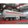 China 59600 liters ASME Material tri-axle Gas delivery trailer for sale, lpp trailer for sale, 25tons bulk propan gas trailer wholesale