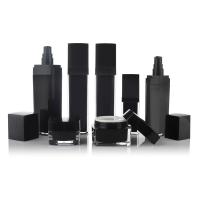 China Skincare Acrylic Cosmetic Lotion Bottle Square shape 30 Ml 50 Ml 100 Ml on sale