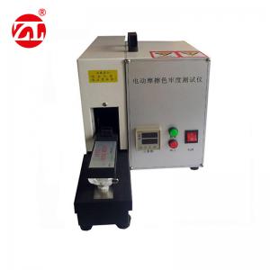 China Electric Friction Decolorization Tester For Fabric Dry / Wet Rubbing Fastness supplier