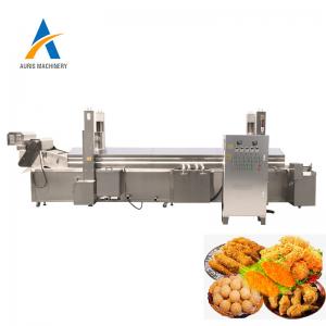 China SUS304 Fryer Machine For Small Crispy Potato Chips Meat Continuous Frying Line supplier