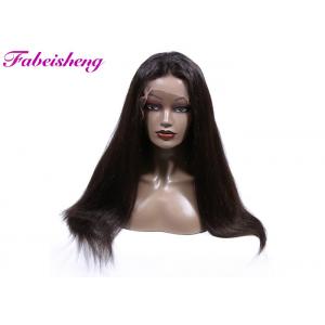 14" Human Hair Front Lace Wigs Pre Plucked Lace Wig Natural Hairline