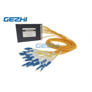 China 1x16 Optical Transport CWDM Module 1310 - 1610nm Wavelength ABS Box supplier