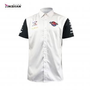 China Breathable Cotton Slim Fit Polo T Shirts for Sportswear Type Motorcycle Auto Racing supplier