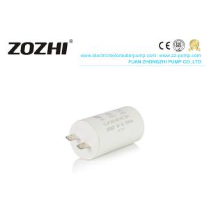 China Starting Running Capacitor  Easy Spare Parts 450V 10UF 2 Pins For Washing Machine supplier