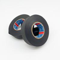 China 19mm Width 0.16mm Thickness Black Cloth Tape UV Resistance on sale