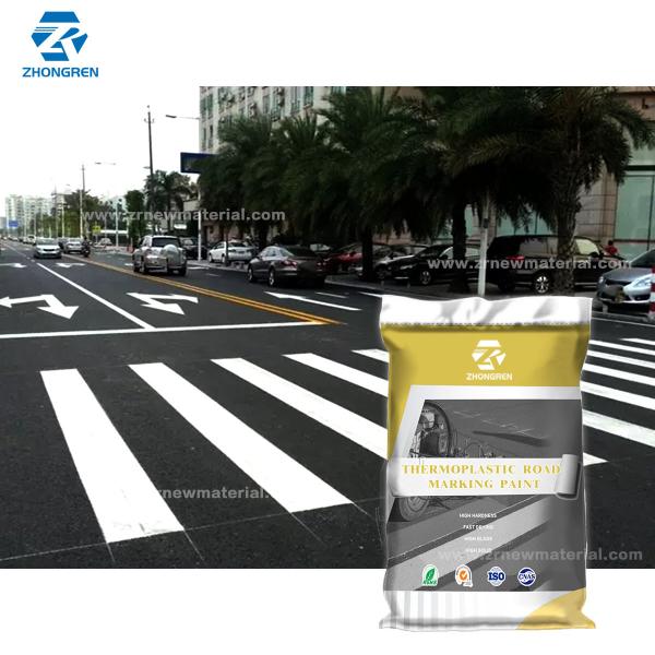 Líneas de tráfico impermeables pintura amarilla resistencia al impacto contra la contaminación personalizable