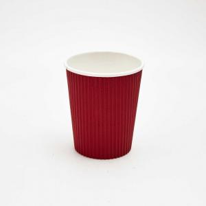 Disposable Hot Coffee Take Away Cup 12oz Ripple Wall Paper