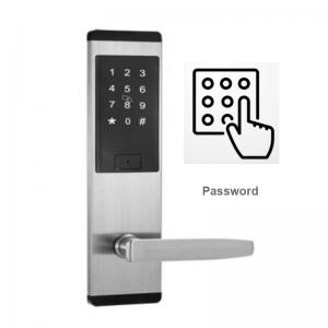 China PIN Code Card Intelligent Door Lock APP Controlled Smart For Hotel Apartment supplier