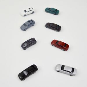 China 1:200 scale ABS plastic model painted car 2.5*1*0.8cm for model building material or hobby kids toy supplier