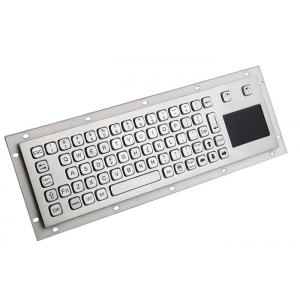 Waterproof Keyboard with Mouse Touchpad Stainless Steel for Kiosk