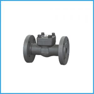 China forged steel swing check valve flange end supplier