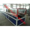 China WPC Chair Profile Plastic Extrusion Line , Bench Profile Machine wholesale