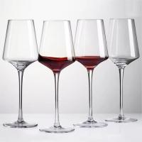 China Retro Clear Crystal Red White Wine Glasses With Stem For Drinking Gifts on sale