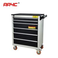 China On Wheels Mobile Tool Cabinet 6 Drawer Tool Cabinet Boxes Trolley Workbench on sale