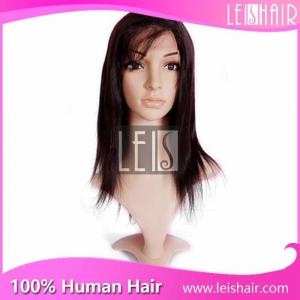 China Hot selling straight 100% human hair full lace wig supplier