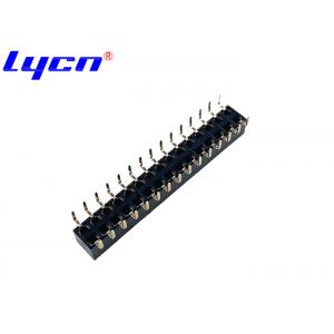 China 2 Pin To 80 Pin Female Header Connector 2.54mm Pitch 2 Row Centipede Feet supplier