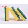 China Non - Scratching Nylon Scrubbing Pad , Rectangle Kitchen Scrub Sponge wholesale