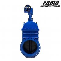 China Cast Iron Soft Seal Flange Elastic Seat Switch Valve Hand Electric Gate Valve on sale