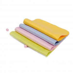 Promotional Microfiber Eyeglass Cleaning Cloth 4color 14.5-17.5mm