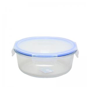 1200ML Airtight Glass Food Storage Containers Leakproof Locking Lids