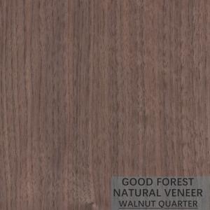 Grain Crotch Natural Wood Veneer Sheets Quarter Cut American Walnut