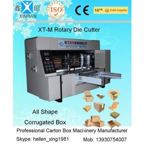China Small Automatic Paper Die Cutting Machine / Rotary Die Cutting Equipment 7.5kw supplier