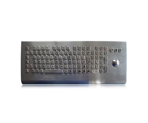 Wall Mounted Industrial Metal Keyboard IP68 Stainless Steel With Optical