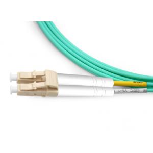 China 2.0mm 2m Multimode Duplex Fiber Optic St To Lc Patch Cord OM3 Low Insertion Loss supplier