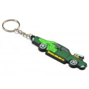 Brand Promotion Best Choice Car Truck Shape Soft PVC Rubber Key Chain with Logo Printed On the Backside