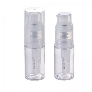 China 14ml 18ml 25ml PET Plastic Dry Powder Spray Bottle For Talcum Nails Glitters Dust Tattoo Pigment supplier