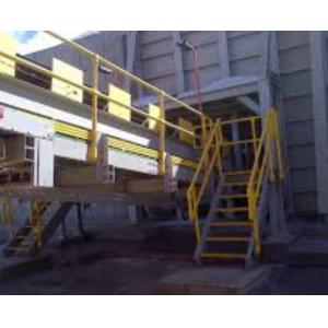 OEM Easy Access Routes FRP Handrail Frequently Use Durable Strong High Safety