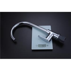 Silver Basic Kitchen Faucet Brush Nickel Deck Mounted 0.05-1.2 MPA Working Pressure