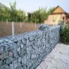 China Galvanized Welded Gabion Cage Retaining Wall Stone Gabion Mesh Garden Fence Rocks Filled Box for Garden Fence wholesale