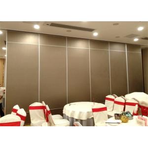 China Restaurant Soundproof Sliding Folding Wall Partition Fully Retractable supplier