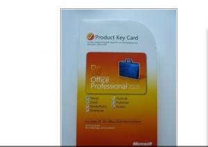 China PC Microsoft Ms Office 2010 Professional Product Key Card English Language on sale 