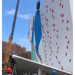 China Outdoor Plywood Board Rock Climbing Wall Project Wall Panels And Climbing Holds supplier