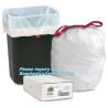 Corn Starch Biodegradable Compostable Eco Friendly Drawstring Laundry Bag, Jumbo