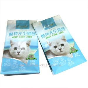 China Square Bottom Plastic Food Packaging Bags Resealable Ziplock 0.06-0.15mm Thickness wholesale