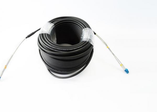 Black FTTA Fiber To The Antenna , CPRI Fiber Cable High Corrosion Resistance