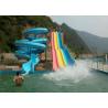 Mix Color Commercial Spiral Swimming Pool Slide For Holiday Resort