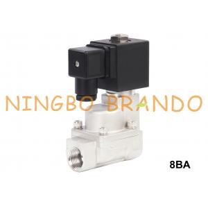 China High Pressure Air Water Stainless Steel Solenoid Valve 3/8'' 1/2'' 3/4'' 1'' supplier