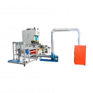 China Aluminum Foil Container Making Machine for Wood Packaging Material and Press Dimension supplier