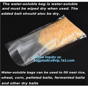 China Soft PVA Water Soluble Plasticfishing Lure Packaging, Bait Bags ForFishing, Dissolved In Water Fish supplier