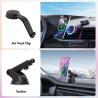 China QI2 Touch To Switch Light Color Wireless Charging Station Customizable Unique Frosted Lens Charging wholesale