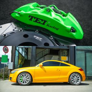 Audi TT /TT RS Front BBK Big Brake Kit 4 Piston Forged Two Pieces Caliper With Disc Rotor 17 Inch Car