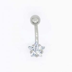 China Hollywood 8mm Star Belly Button Piercing 316 Stainless Steel supplier