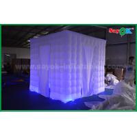 China Professional Photo Studio Oxford Cloth Led Lighting Inflatable Photo Booth Kisko Frame For Wedding on sale