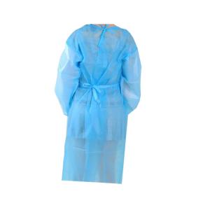 China 120*140CM SMS Surgical Isolation Gowns  with Elastic or kniited Cuff PPE Products supplier
