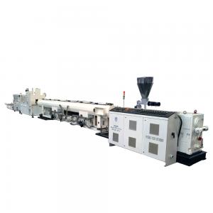 China PVC Pipe Extrusion Machine 20 - 110mm With Conic Twin Screw Extruder supplier