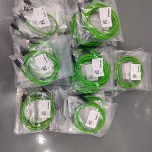 China Conectores 4 pin Cat5e RJ45 para transmisión de datos Ethernet con cable verde de 15 metros supplier